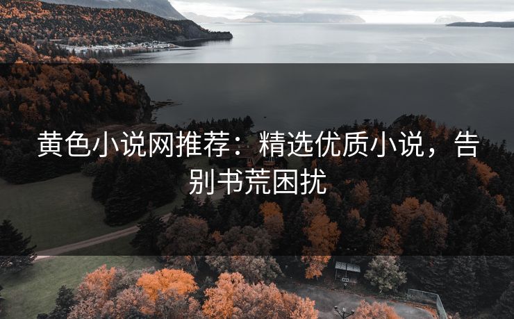黄色小说网推荐：精选优质小说，告别书荒困扰