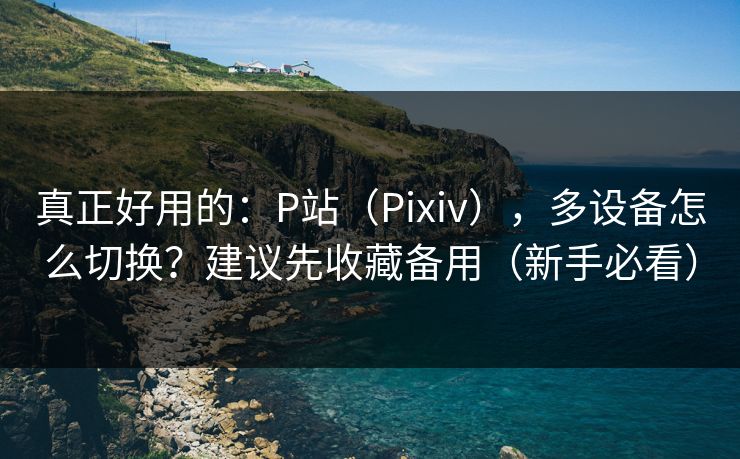 真正好用的：P站（Pixiv），多设备怎么切换？建议先收藏备用（新手必看）