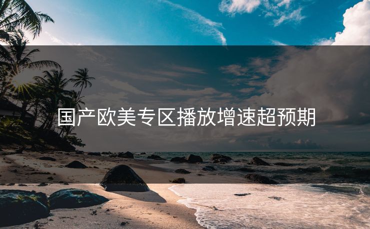 国产欧美专区播放增速超预期