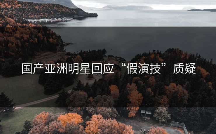 国产亚洲明星回应“假演技”质疑
